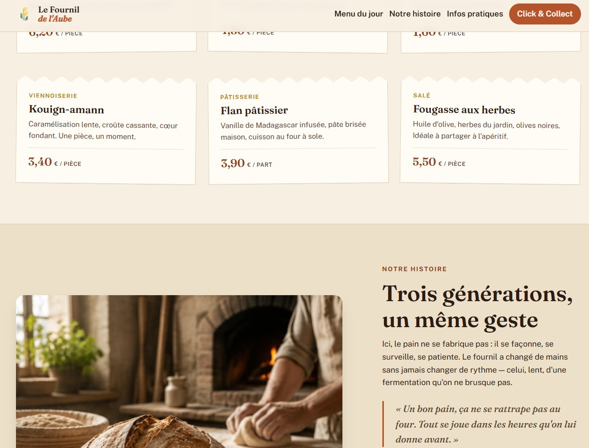 site boulangerie